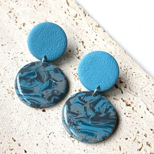 Paulette ~ Grijs / turquoise