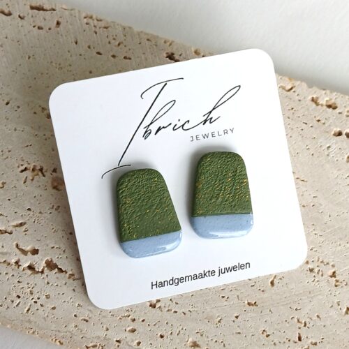 Lien ~ Khaki / lichtblauw