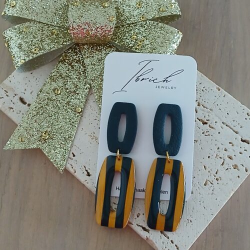 Ava ~ Donkerblauw/goud