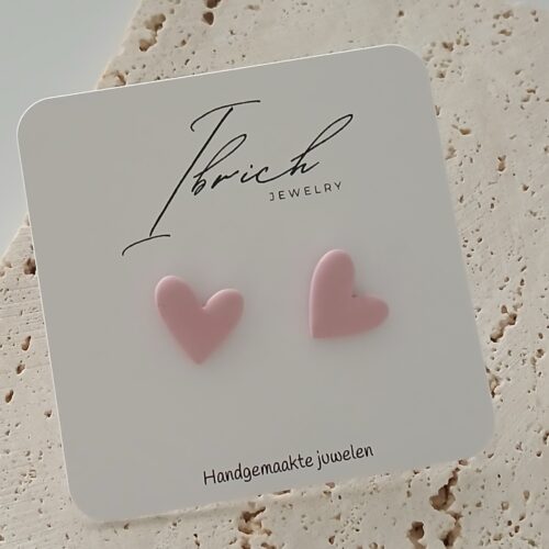 Mini hart ~ roze