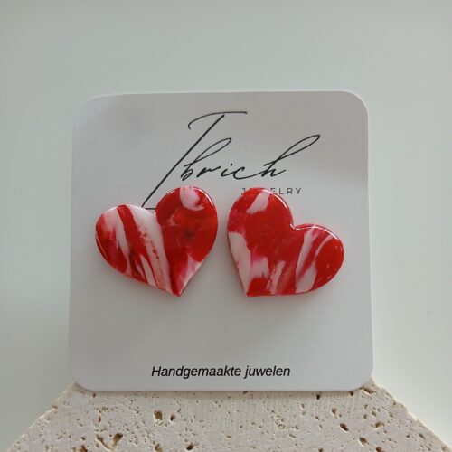 Heart ~ Rood gemarmerd