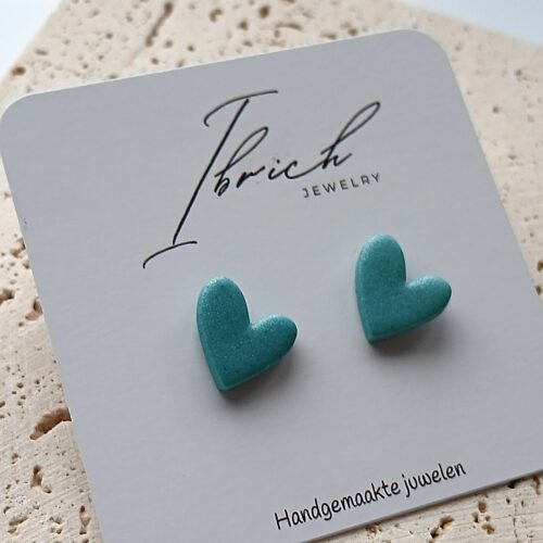 Mini hart ~ Turquoise nacré