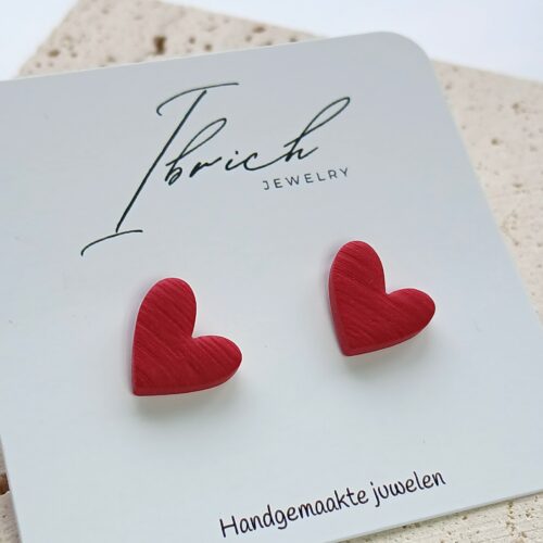 Mini hart ~ rood