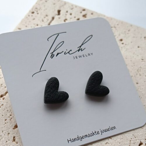 Mini hart ~ Zwart