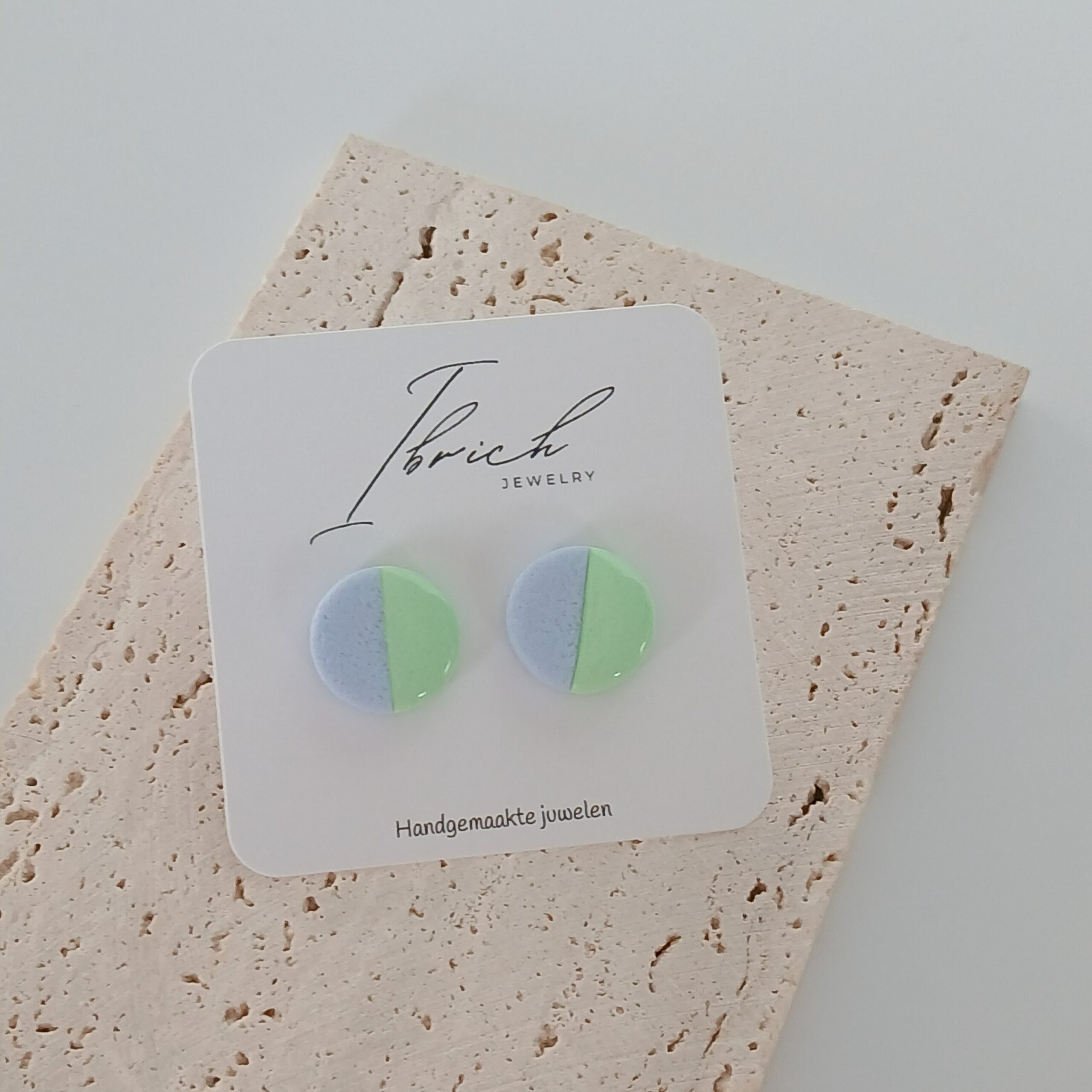 Ceri Duo stud ~ Mint Breeze