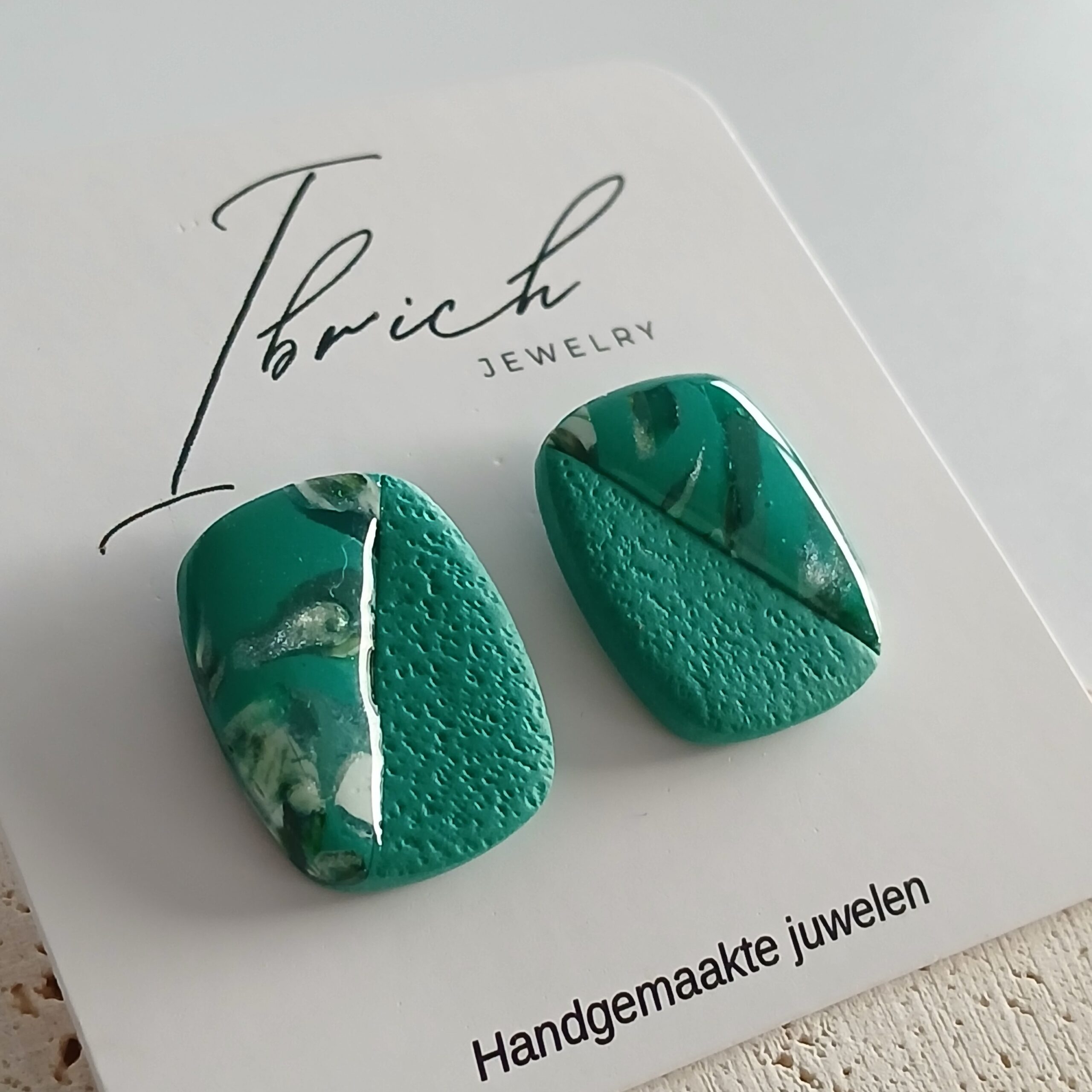 Hanna stud ~ Groen - Afbeelding 2