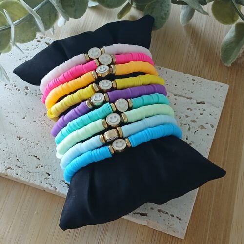 Kleurrijke Smiley Armbandjes
